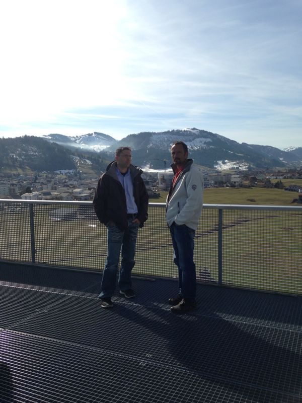 Besuch der Schanzen Einsiedeln: vom 18. März 2014