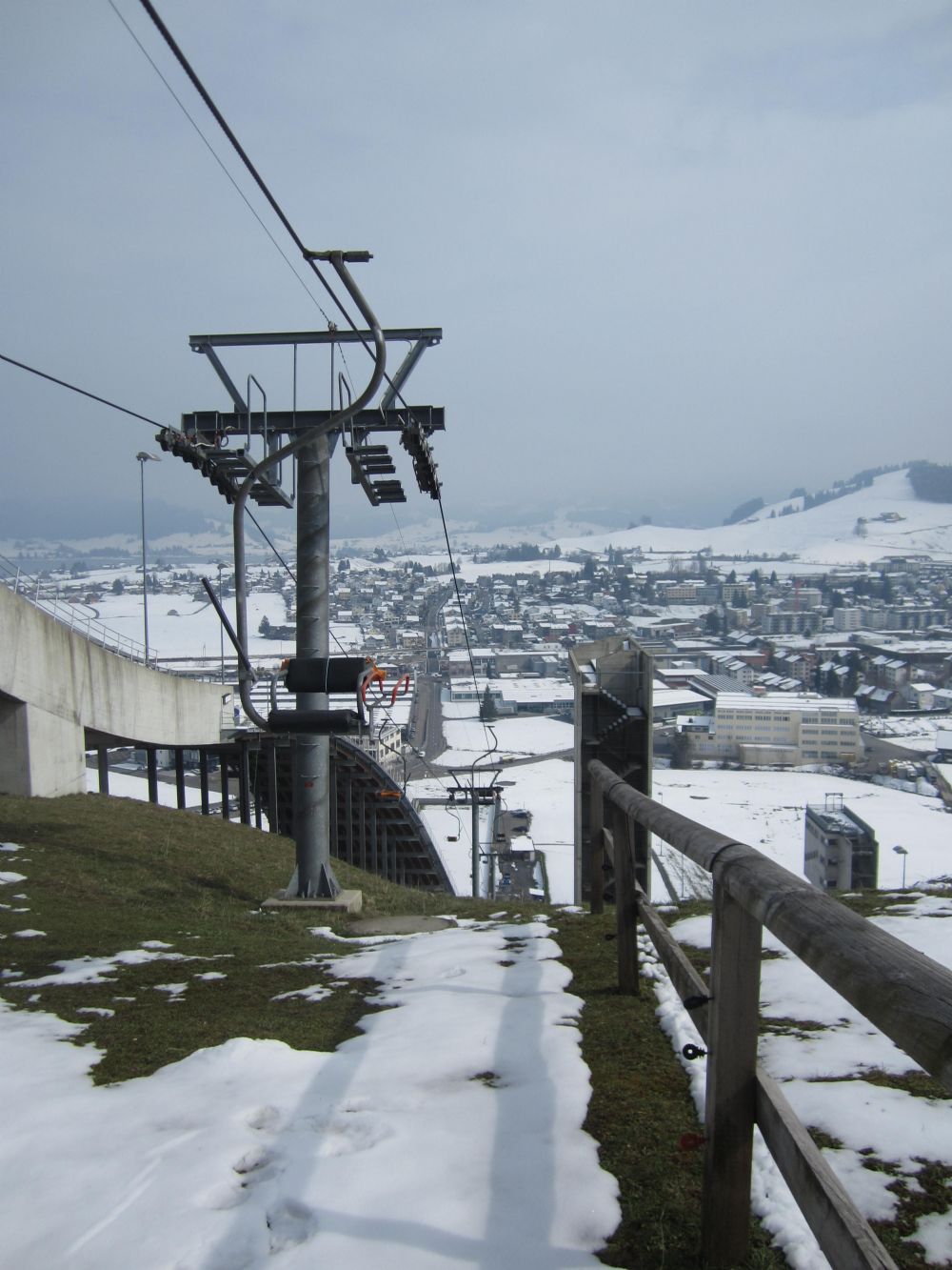 Besuch der Schanze in Einsiedeln: vom 26. März 2014